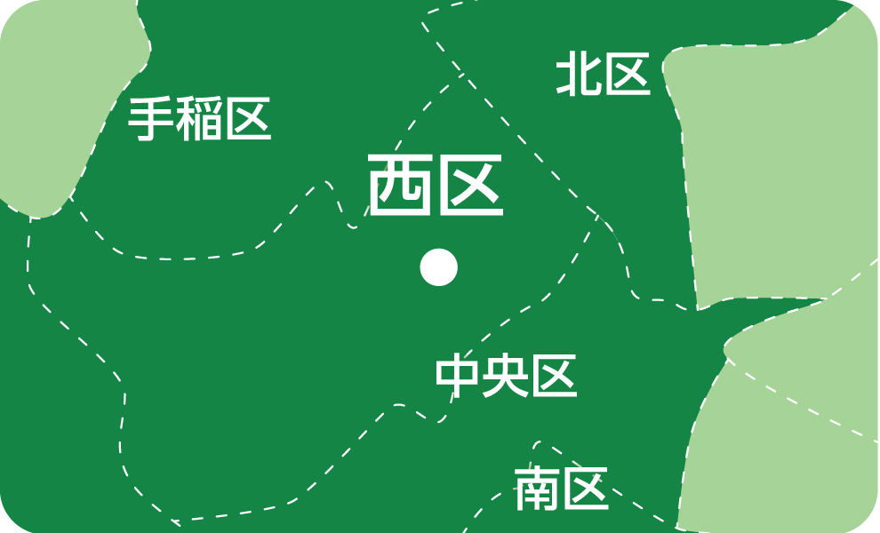 訪問可能範囲の地図